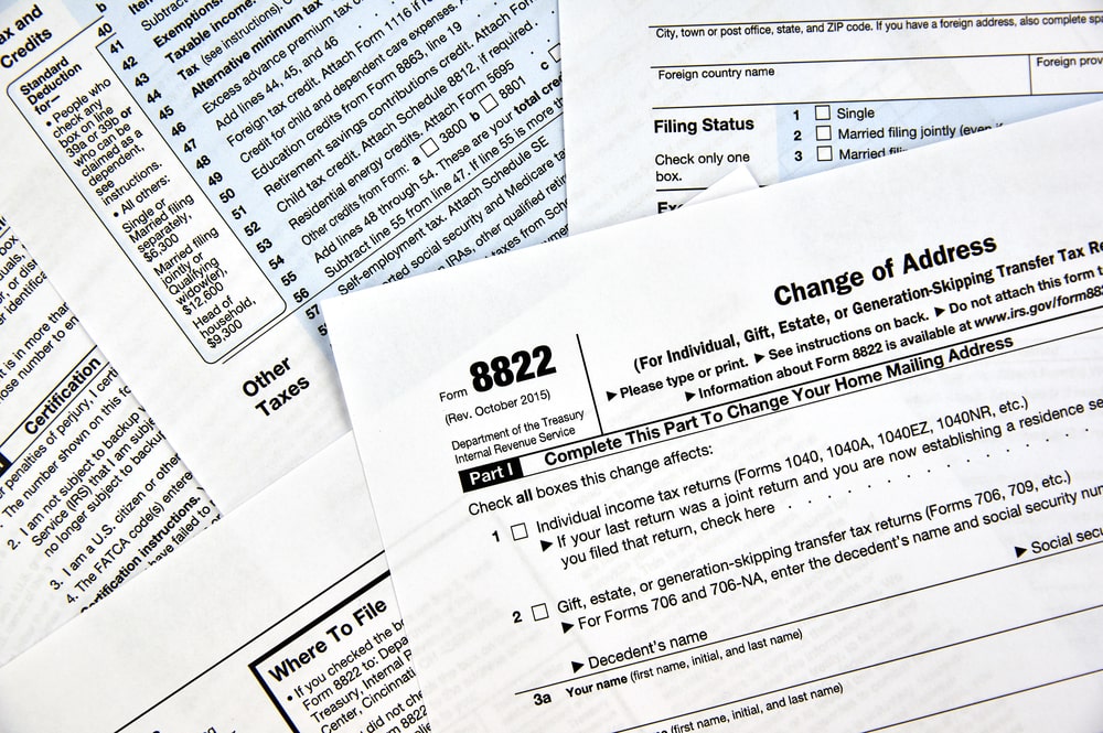 Irs Change Of Address Form Business